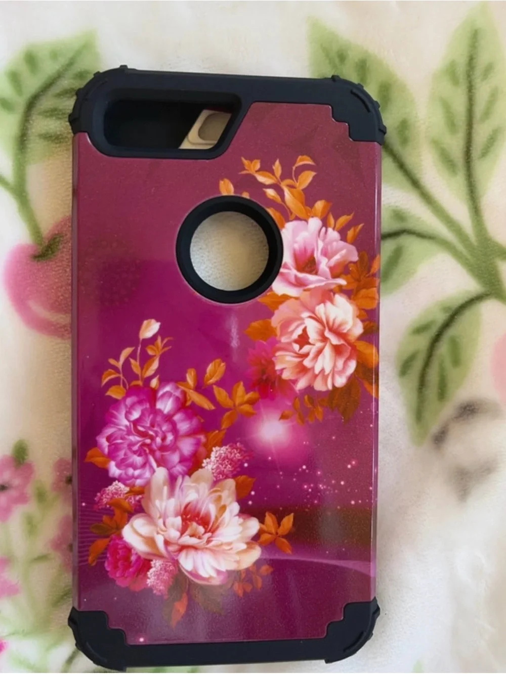 Inspire Pink Floral Dual-Layer iPhone 7 Plus / 8 Plus Case